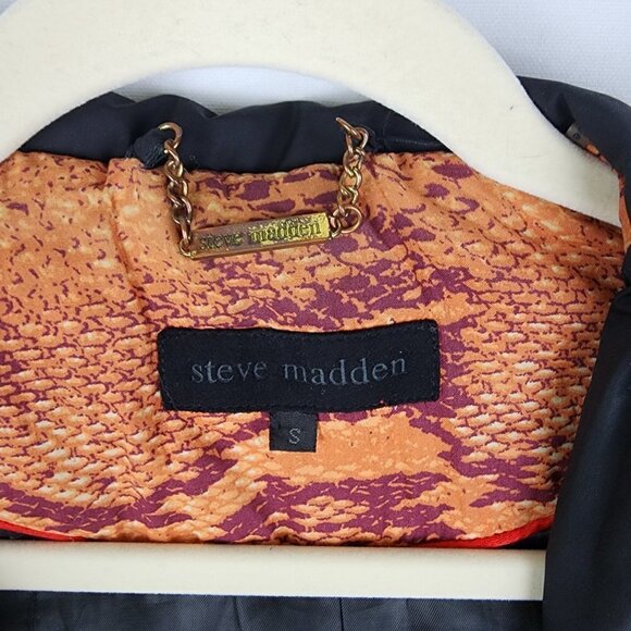 Steve Madden Belted Jacket S - Picture 3 of 4